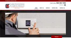 Desktop Screenshot of clarkehvac.com